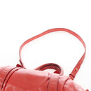 Miu Miu Hand Bag Leather 2way Orange Gold Auth 167744M-18