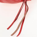 Miu Miu Hand Bag Leather 2way Orange Gold Auth 167744M-24