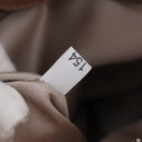 Miu Miu Hand Bag Leather 2way Beige Silver Auth 167745M-11