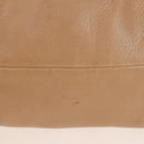 Miu Miu Hand Bag Leather 2way Beige Gold Auth 167746M-22