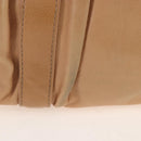 Miu Miu Hand Bag Leather 2way Beige Gold Auth 167746M-3