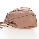 Miu Miu Hand Bag Leather 2way Pink Gold Auth 167747M-4
