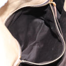 Miu Miu Hand Bag Leather 2way Beige Gold Auth 167748M-31