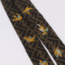 FENDI FENDI x FRGMT x POKÉMON Dragonite Scarf Silk Brown Auth 167750M-5