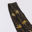 FENDI FENDI x FRGMT x POKÉMON Dragonite Scarf Silk Brown Auth 167750M-6