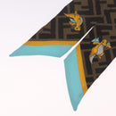 FENDI FENDI x FRGMT x POKÉMON Dragonite Scarf Silk Brown Auth 167750M-8