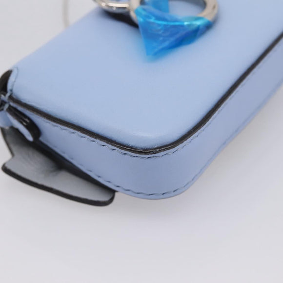 FENDI x FRGMT x POKEMON Nanobucket Chain Mini Dragon Leather Blue Auth 167751SM