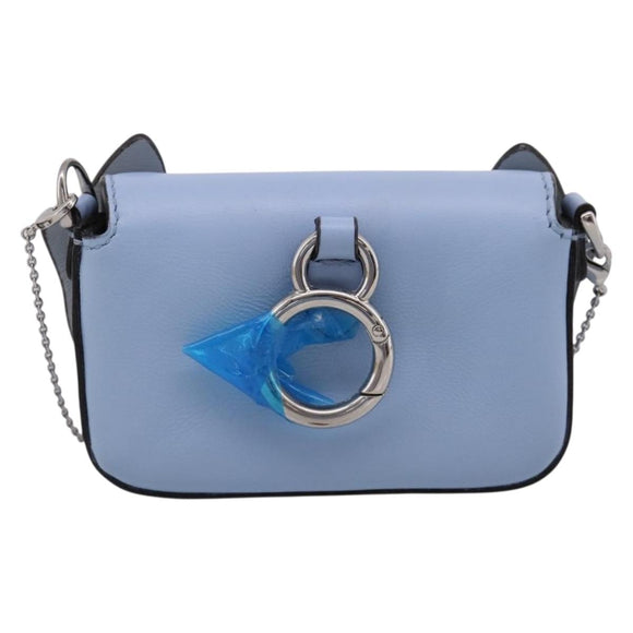 FENDI x FRGMT x POKEMON Nanobucket Chain Mini Dragon Leather Blue Auth 167751SM