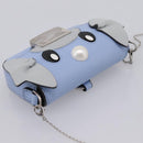 FENDI x FRGMT x POKEMON Nanobucket Chain Mini Dragon Leather Blue Auth 167751SM-6