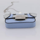 FENDI x FRGMT x POKEMON Nanobucket Chain Mini Dragon Leather Blue Auth 167751SM-5