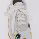 LOEWE × Studio Ghibli Suswatari Sneakers Leather White Auth 167752SM-13