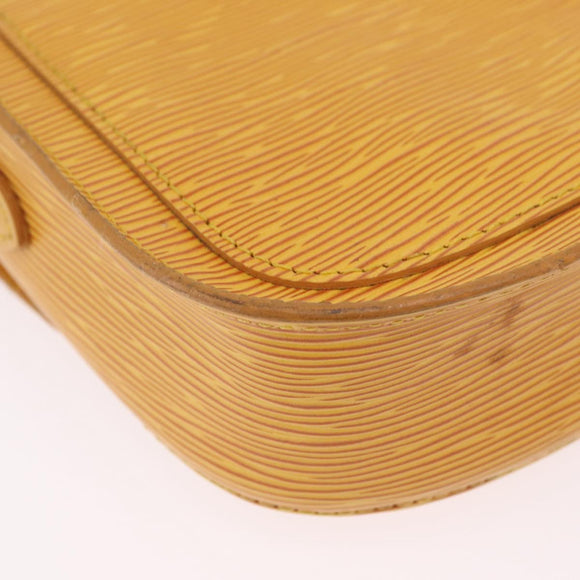 LOUIS VUITTON Epi Saint Cloud PM Shoulder Bag Yellow M52219 LV Auth 167754A