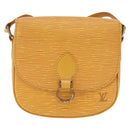 LOUIS VUITTON Epi Saint Cloud PM Shoulder Bag Yellow M52219 LV Auth 167754A-13