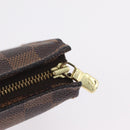 LOUIS VUITTON Damier Ebene Poche Toilette 15 Pouch N47548 LV Auth 167755M-9