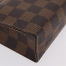 LOUIS VUITTON Damier Ebene Poche Toilette 15 Pouch N47548 LV Auth 167755M-7