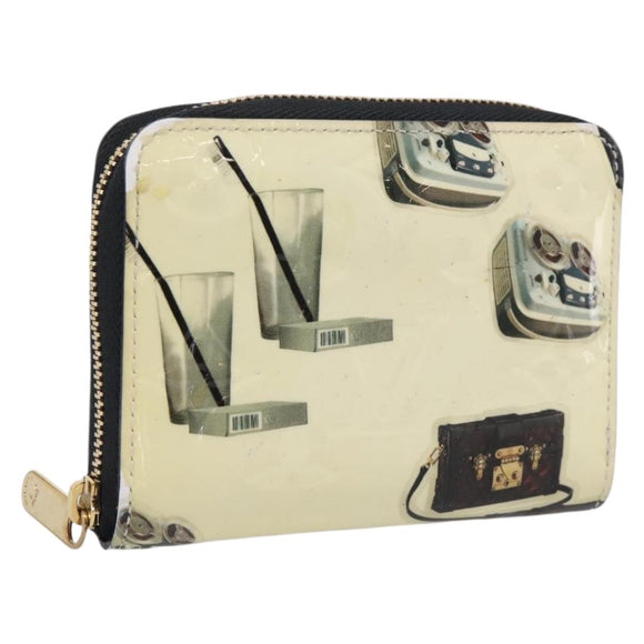 LOUIS VUITTON Vernis Sticker Print Nicola Geschier Purse M50372 Auth 167756