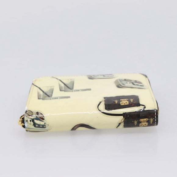 LOUIS VUITTON Vernis Sticker Print Nicola Geschier Purse M50372 Auth 167756