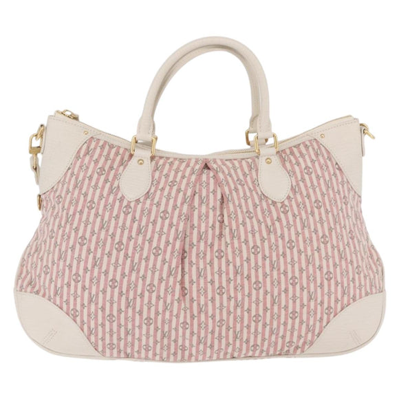LOUIS VUITTON Mini Lin Marina GM Bag Croisette 2way Pink M95493 LV Auth 167757A