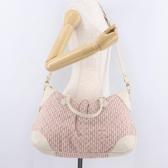 LOUIS VUITTON Mini Lin Marina GM Bag Croisette 2way Pink M95493 LV Auth 167757A