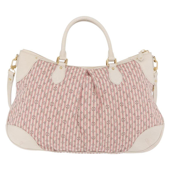 LOUIS VUITTON Mini Lin Marina GM Bag Croisette 2way Pink M95493 LV Auth 167757A
