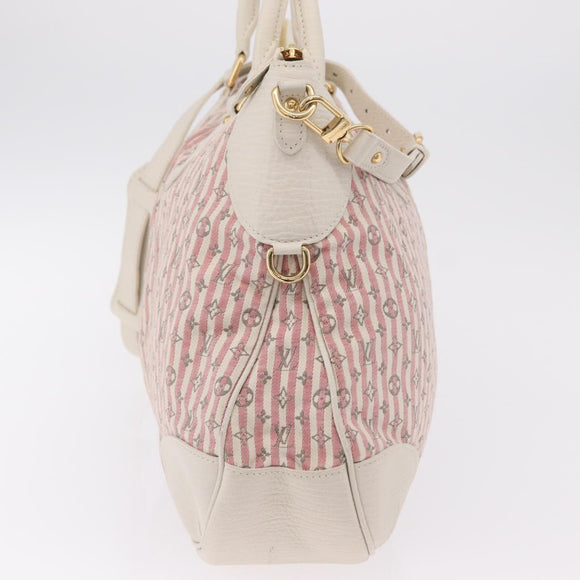 LOUIS VUITTON Mini Lin Marina GM Bag Croisette 2way Pink M95493 LV Auth 167757A