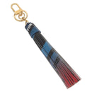 LOUIS VUITTON Charm Leather Multicolor Gold LV Auth 167760SAM-1