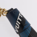 LOUIS VUITTON Charm Leather Multicolor Gold LV Auth 167760SAM-4