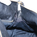 Miu Miu Hand Bag Leather 2way Black Gold Auth 167761M-28