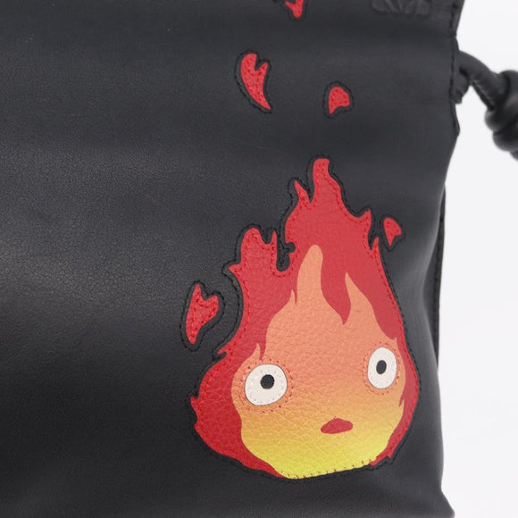 LOEWE × Studio Ghibli Flamenco Mini Calcifer Howl's Leather Auth 167763SM