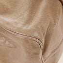 Miu Miu Hand Bag Leather 2way Beige Gold Auth 167766M-18