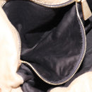 Miu Miu Hand Bag Leather 2way Beige Gold Auth 167766M-28