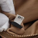 Miu Miu Hand Bag Leather 2way Beige Gold Auth 167767M-11