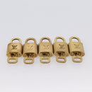 LOUIS VUITTON Padlock Metal 10 Set Gold LV Auth 167769-4