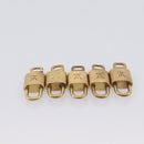 LOUIS VUITTON Padlock metal 10 Set Gold LV Auth 167771-5