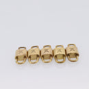 LOUIS VUITTON Padlock metal 10 Set Gold LV Auth 167771-7