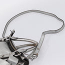 Miu Miu Hand Bag Leather 2way Silver Auth 167772M-16