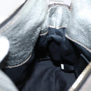 Miu Miu Hand Bag Leather 2way Silver Auth 167772M-25