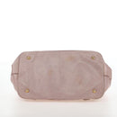 Miu Miu Hand Bag Leather 2way Pink Gold Auth 167773M-5