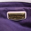 Miu Miu Hand Bag Leather 2way Pink Gold Auth 167773M-22
