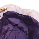 Miu Miu Hand Bag Leather 2way Pink Gold Auth 167773M-24