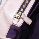 Miu Miu Hand Bag Leather 2way Pink Gold Auth 167773M-25