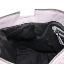 Miu Miu Hand Bag Leather 2way Pink Silver Auth 167775M-26