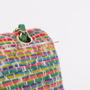 CHANEL Chain Matelasse 25 Shoulder Bag tweed Multicolor Gold CC Auth 167778SM-9