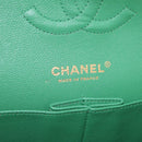 CHANEL Chain Matelasse 25 Shoulder Bag tweed Multicolor Gold CC Auth 167778SM-27