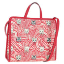GUCCI x Higuchi Yuuko Hand Bag PVC 2way Red 630542 Auth 167781SM-1