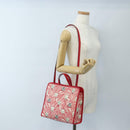 GUCCI x Higuchi Yuuko Hand Bag PVC 2way Red 630542 Auth 167781SM-23