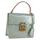 LOUIS VUITTON Monogram Vernis Spring Street Bag Lavande M91216 LV Auth 167782A-1