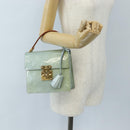 LOUIS VUITTON Monogram Vernis Spring Street Bag Lavande M91216 LV Auth 167782A-28