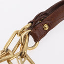 LOUIS VUITTON Charm Cabas Bron Hand Bag Brown White M95157 LV Auth 167784A-15