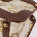 LOUIS VUITTON Charm Cabas Bron Hand Bag Brown White M95157 LV Auth 167784A-17
